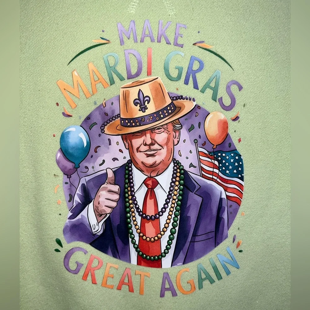 MAGA Mardi Gras sweatshirt - Picture 1 of 3